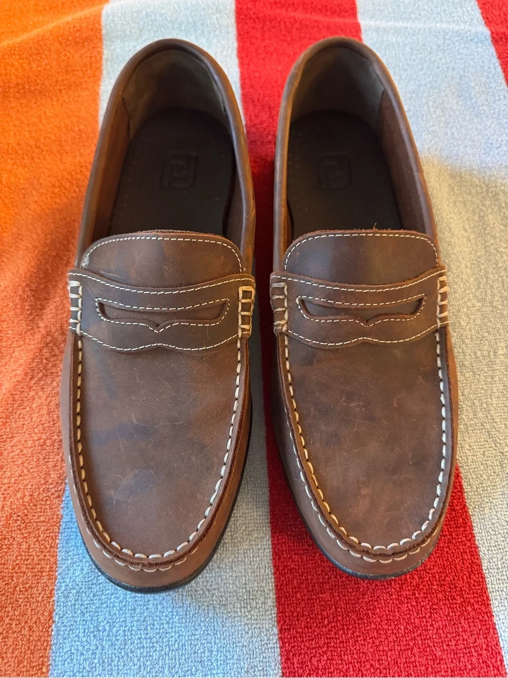 FootJoy Brown Leather loafers golf shoes